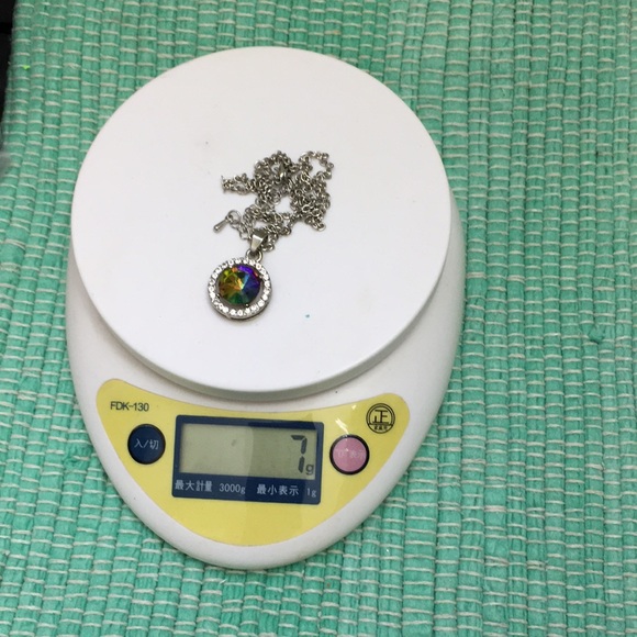 🖤Vtg mystic crystal pendant necklace - Picture 14 of 14